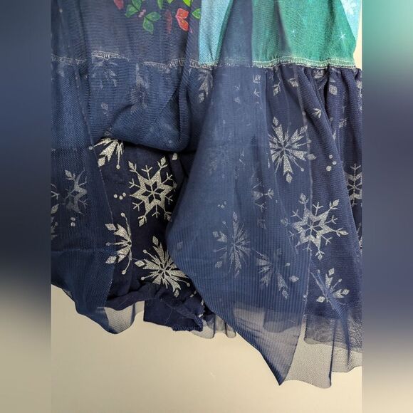 Desigual Frozen girls dress tutu rhinestones 7/8 - Picture 8 of 9